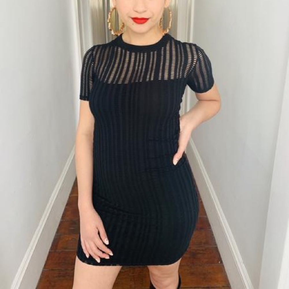 T by Alexander Wang Overlay Sheath Dress - Picture 2 of 8